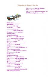 English Worksheet: Xmas song by C. Rea 