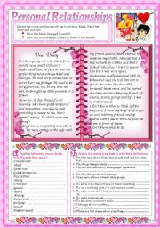 Dear Diary... (2 pages+key)