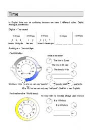 Time worksheet