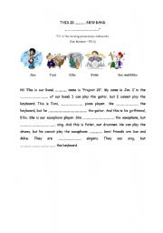 English worksheet: Pairdictation_musicians