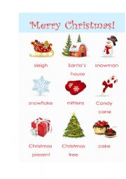 English Worksheet: Merry Christmas:))))))))))