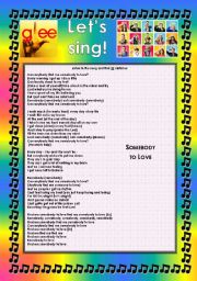 GLEE SERIES  SONGS FOR CLASS! S01E05  FOUR SONGS  FULLY EDITABLE WITH KEY!