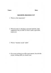 English Worksheet: Career Development