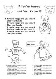 English Exercises: The Happy Song