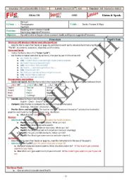 English Worksheet: F 03 Health