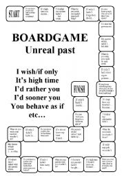 Unreal past - a boardgame (editable)