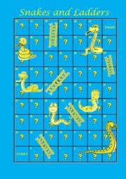 English Worksheet: Snakes and ladders - present simple vs present continuous