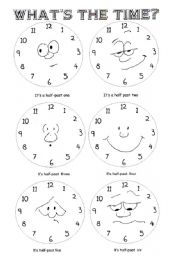 whats the time? Half past Part 3