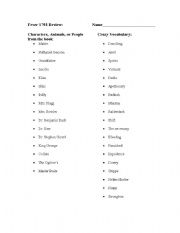 English worksheet: Fever 1793 Book review