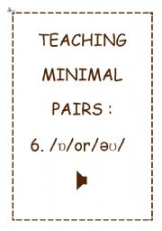 TEACHING MINIMAL PAIRS 6