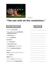 English Worksheet: Everyday Expressions - 