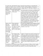 English Worksheet: Essay cut and paste to go with literary essay writing booklet