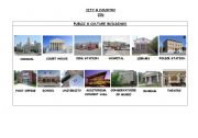 English Worksheet: CITY & COUNTRY. PUBLIC & CULTURE BUILDINGS