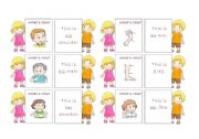English Worksheet: The body - 30 memo cards (2/5)
