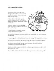 English worksheets: The Wolf in Sheep´s Clothing