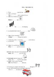 English Worksheet: WILL / GOING TO EXERCISE