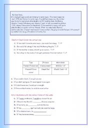 English Worksheet: f clauses