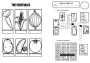 English worksheet: the vegetables