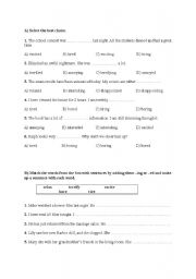 English Worksheet: adjectives