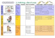 English Worksheet: Linking devices (part 2) - adding, purpose, condition