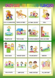 CHILDS GAME FOR BEGINNERS - FLASHCARDS