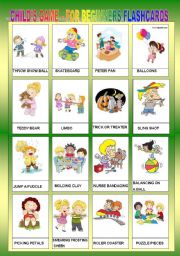 CHILDS GAME FOR BEGINNERS - FLASHCARDS II