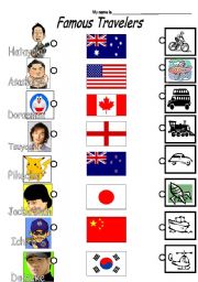 Famous Travelers (Where are you from?)