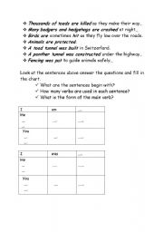 English worksheet: passive