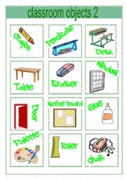 classroom objects 2