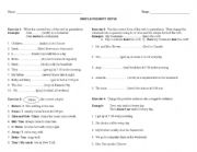 English Worksheet: Simple Present Tense