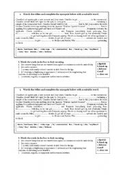 English worksheet: a bolsa de estudos de Ross