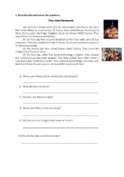 English Worksheet: Past Simple Test ( regular verbs )