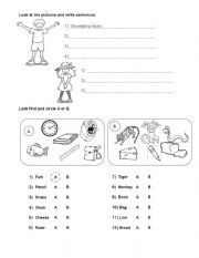 English Worksheet: Clothes