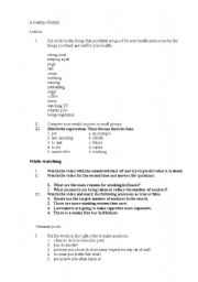 English worksheet: Smoking