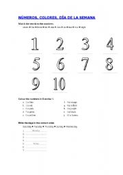 English Worksheet: EJERCICIOS 1 ESO