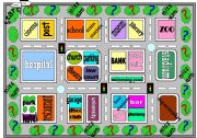 Places in Town and Place Preposition Board Game (part 1)