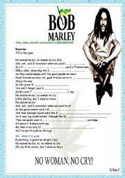 No woman, no cry - Bob Marley