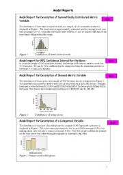 English worksheet: Statistics