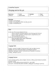 English Worksheet: sleeping dog