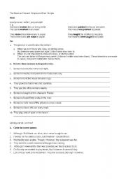 English Worksheet: Passive voice & linking words