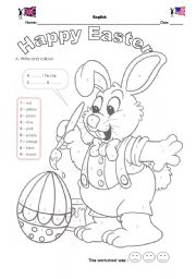English Worksheet: Easter Bunny
