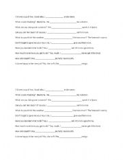 English Worksheet: will / going to