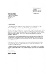 covering letter template