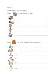 English Worksheet: Review Family