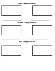 English worksheet: To design a means of transport