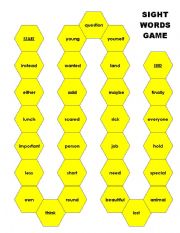 Sight Word Game 3