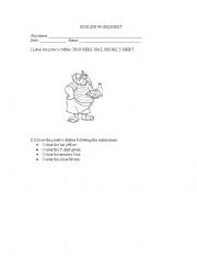 English worksheet: pirates clothes