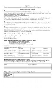 An Inconvenient Truth worksheets