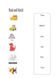English Worksheet: examples on the alphabet