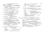 English Worksheet: Past Simple and Past Continuous excercises